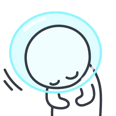 버블티콘 꾸벅