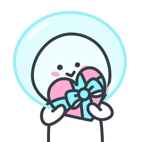 버블티콘 선물