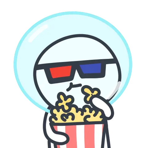 버블티콘 팝콘
