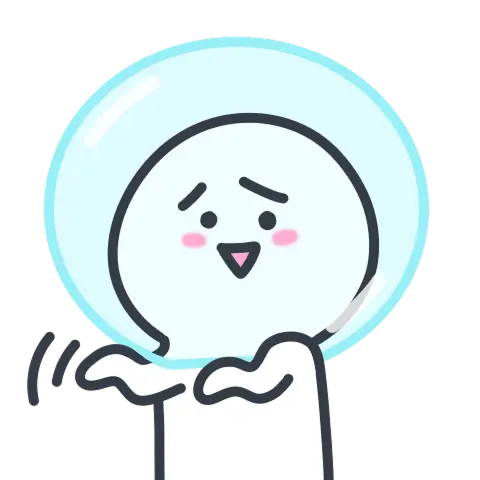 버블티콘 손사레