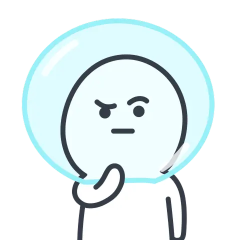 버블티콘 생각중