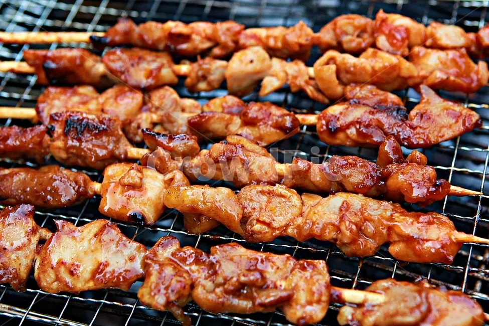 길거리 닭꼬치2