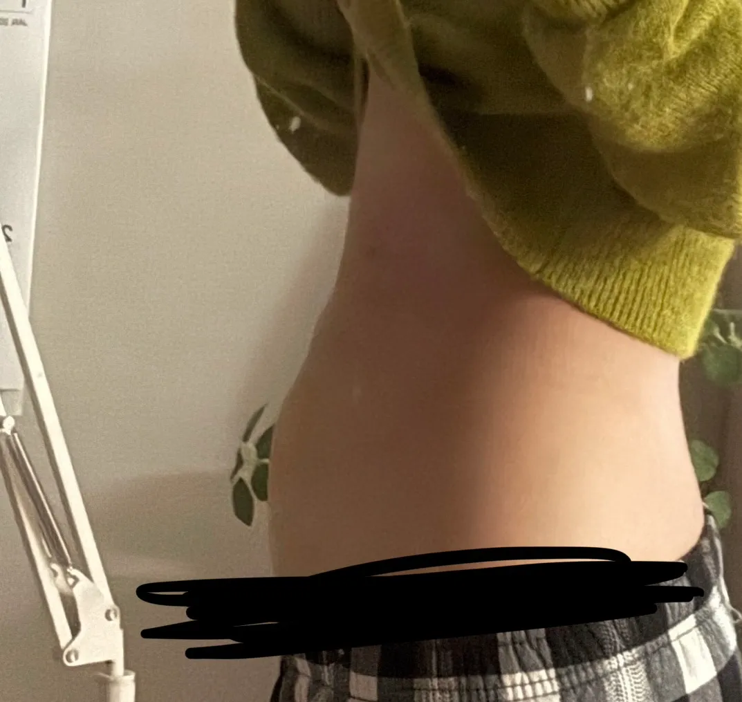와 저 생리전이라 아랫배 부은거봐요2