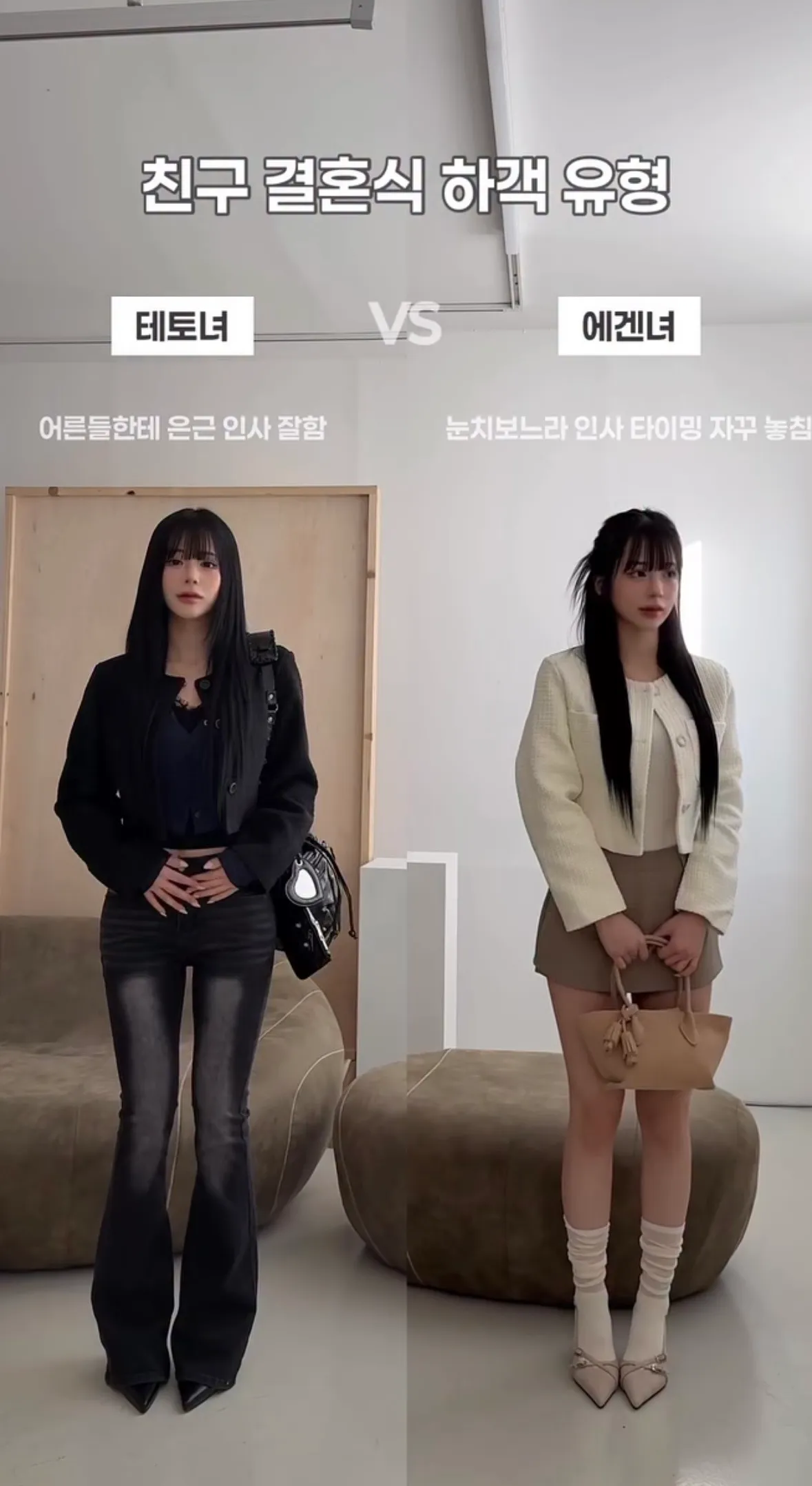 테토녀 vs 에겐녀