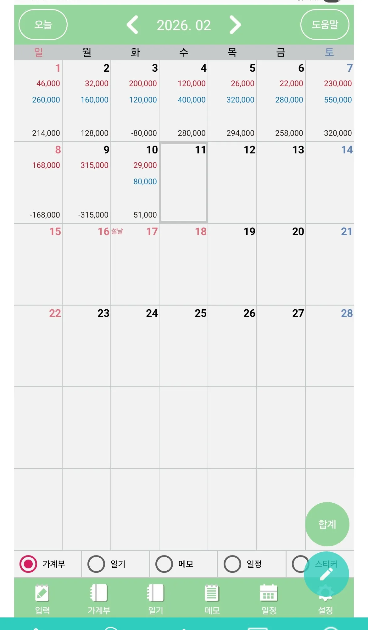 선수들 하루벌이