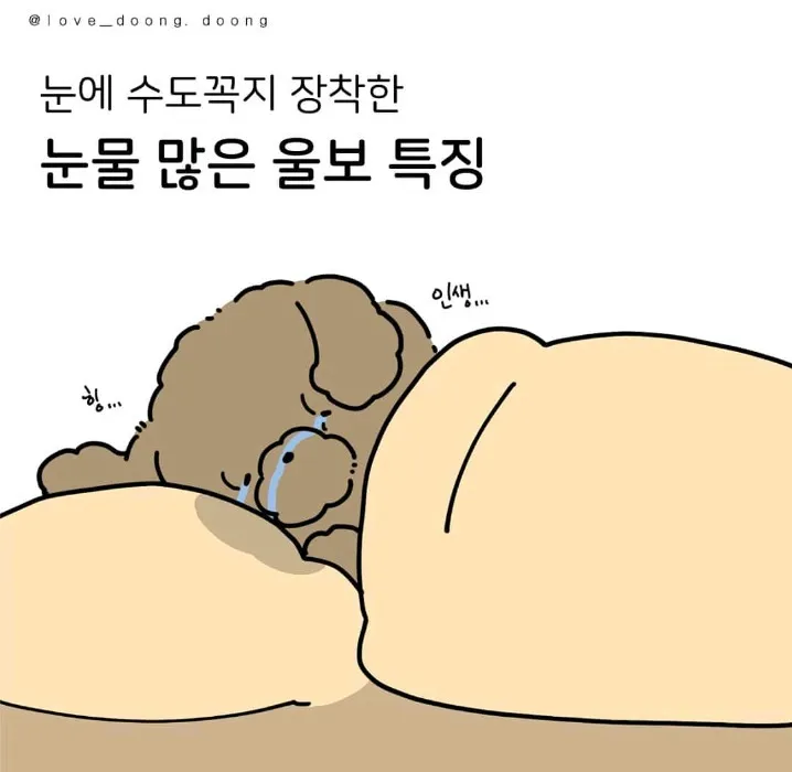 눈물 많은 울보 특징