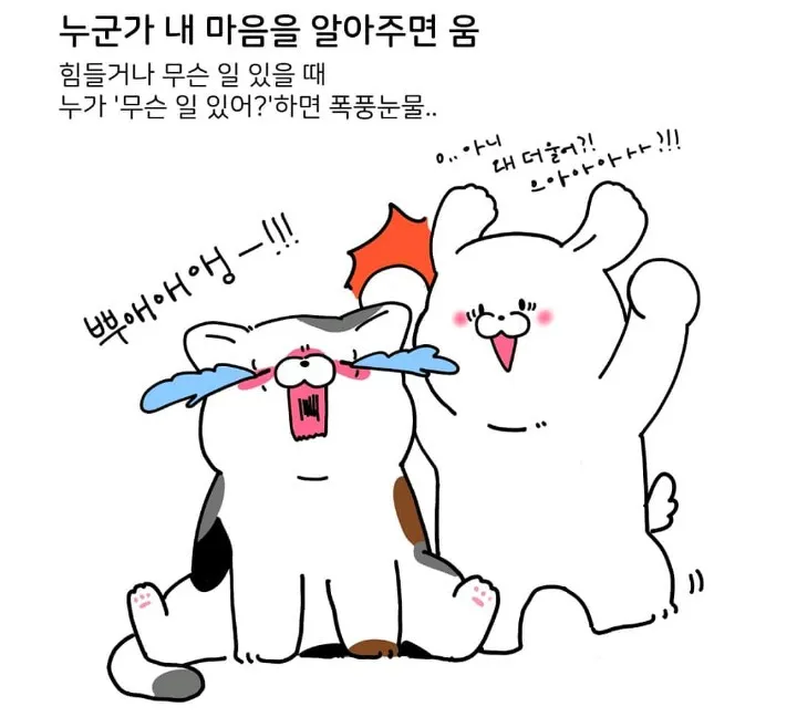 눈물 많은 울보 특징8