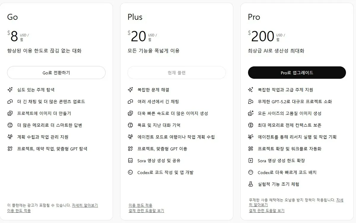 챗지피티 프로 쓰시는 언니들 있나요?2