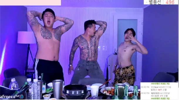 문신한애들은 왜 자꾸벗어대냐
