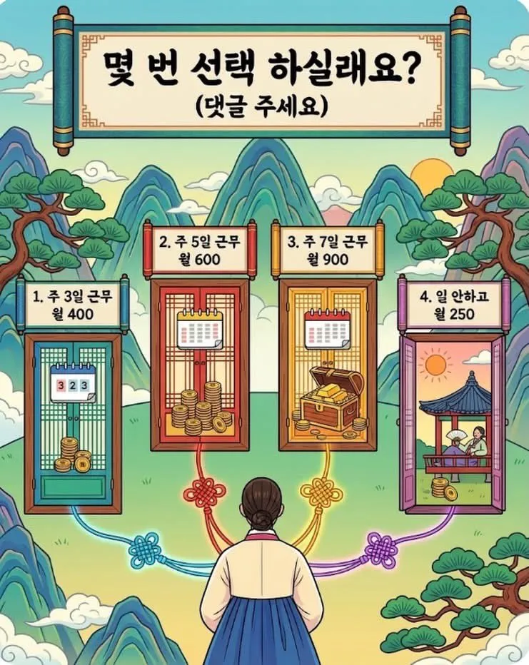 언니들은 몇번 선택 하실꺼에요?