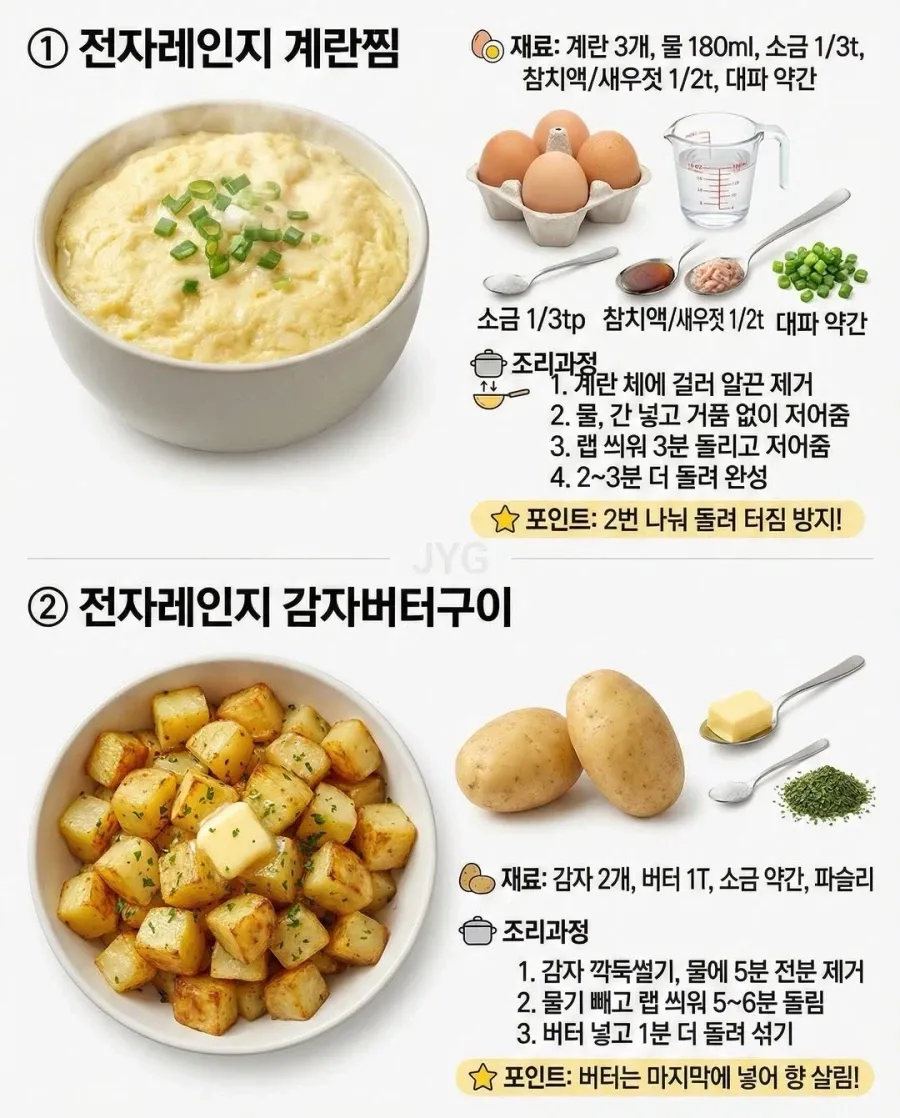 전자레인지로 되는 레시피 12가지2