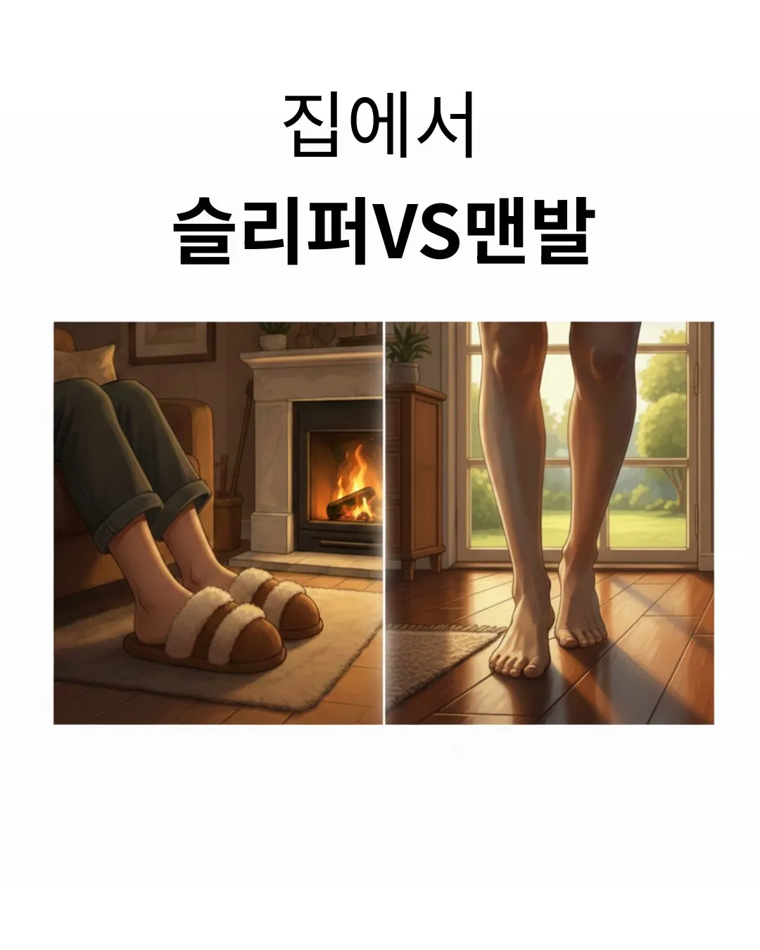 언니들은 집에 있을때