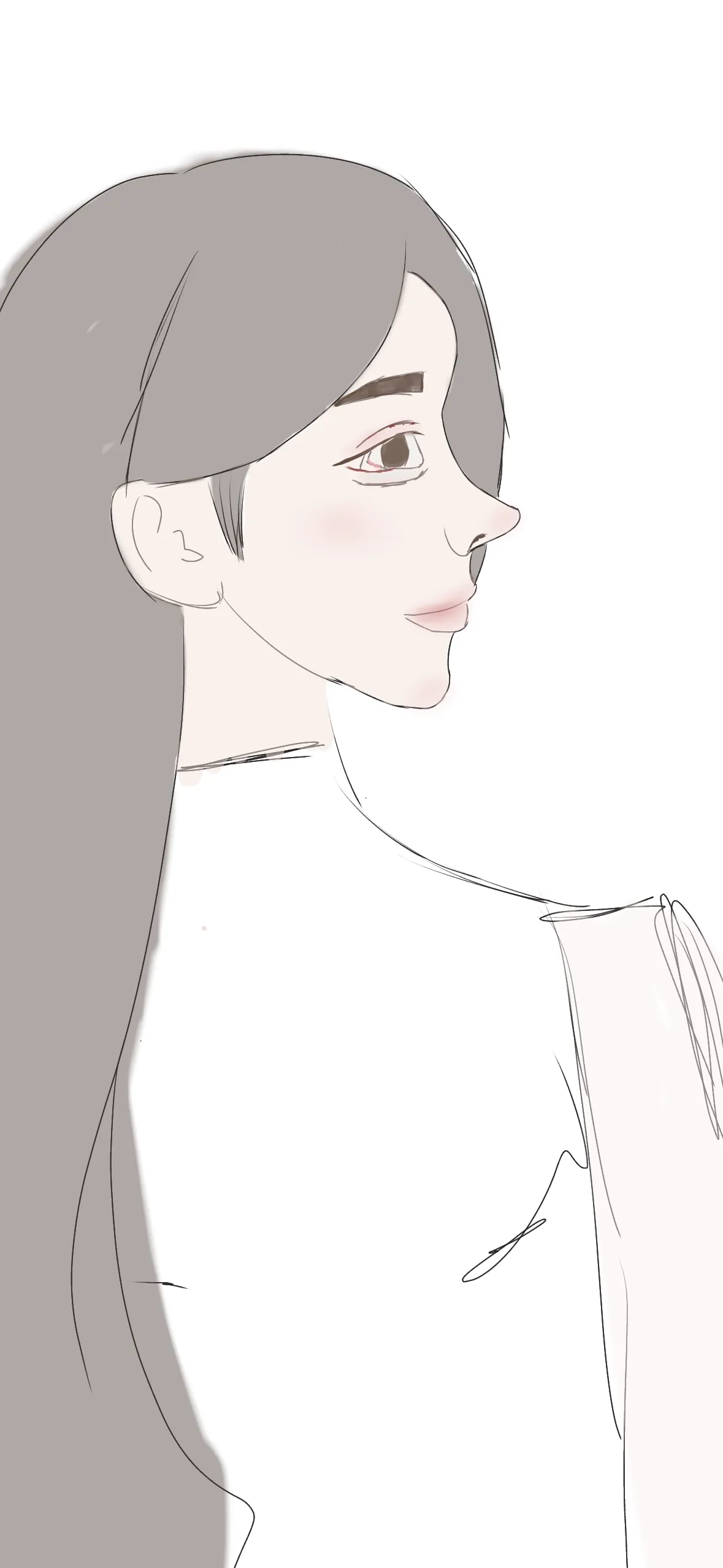 오디가냐 꼭 보이는 언니