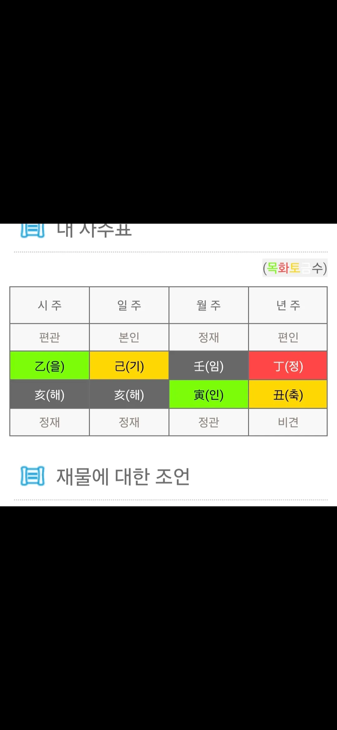 사주볼줄아는언니