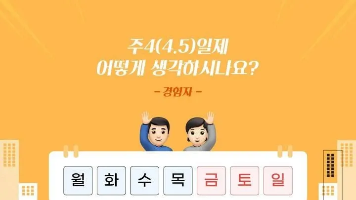 낮일하는 언니들중에서 주4일제 한다면