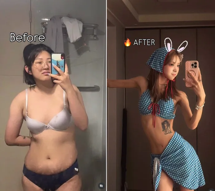 얘는 진짜 굶어서빼는거죠?170에412