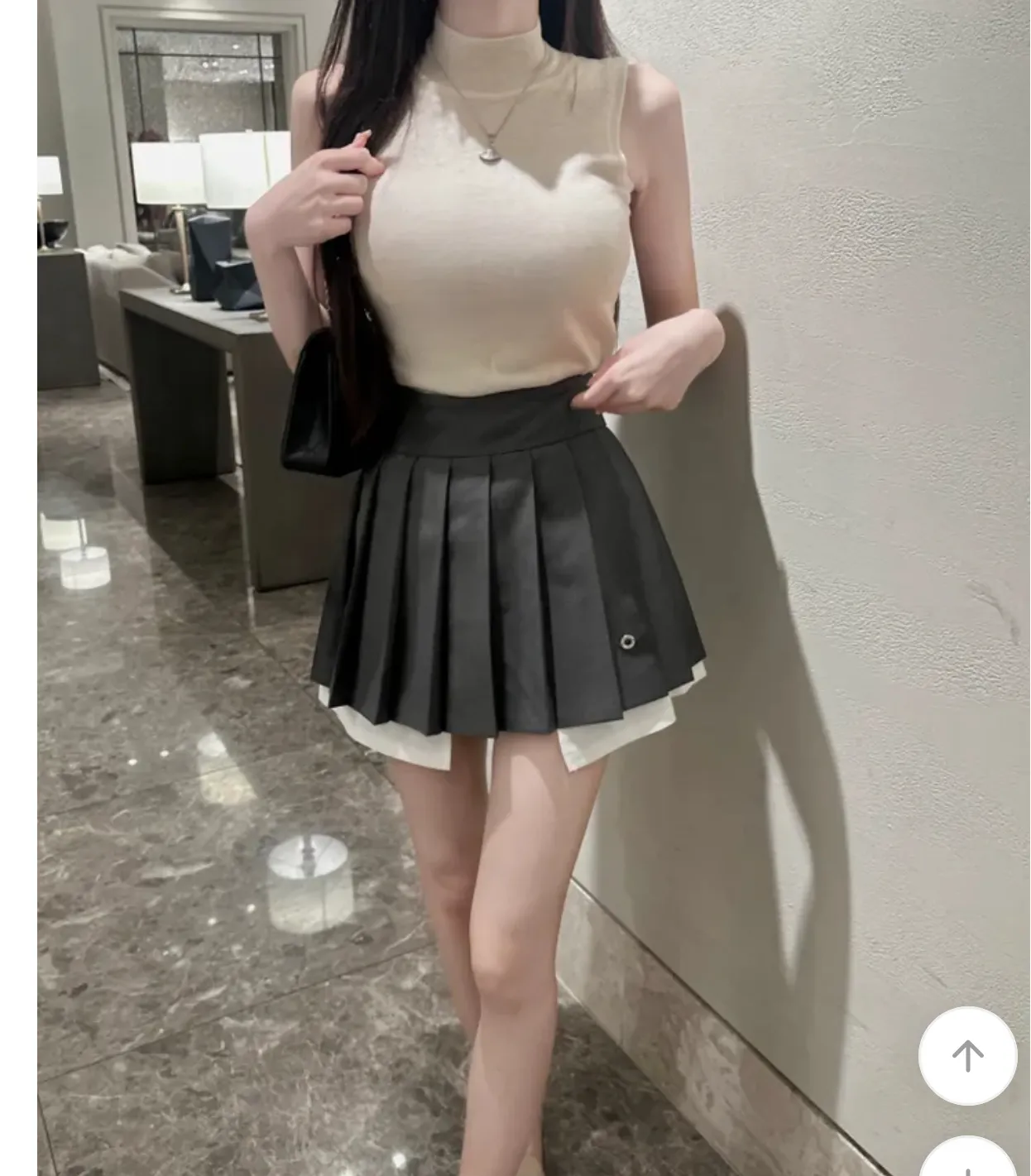플리츠 스커트 별론가여4