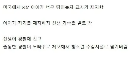 8살 아이 체포한 미국경찰2