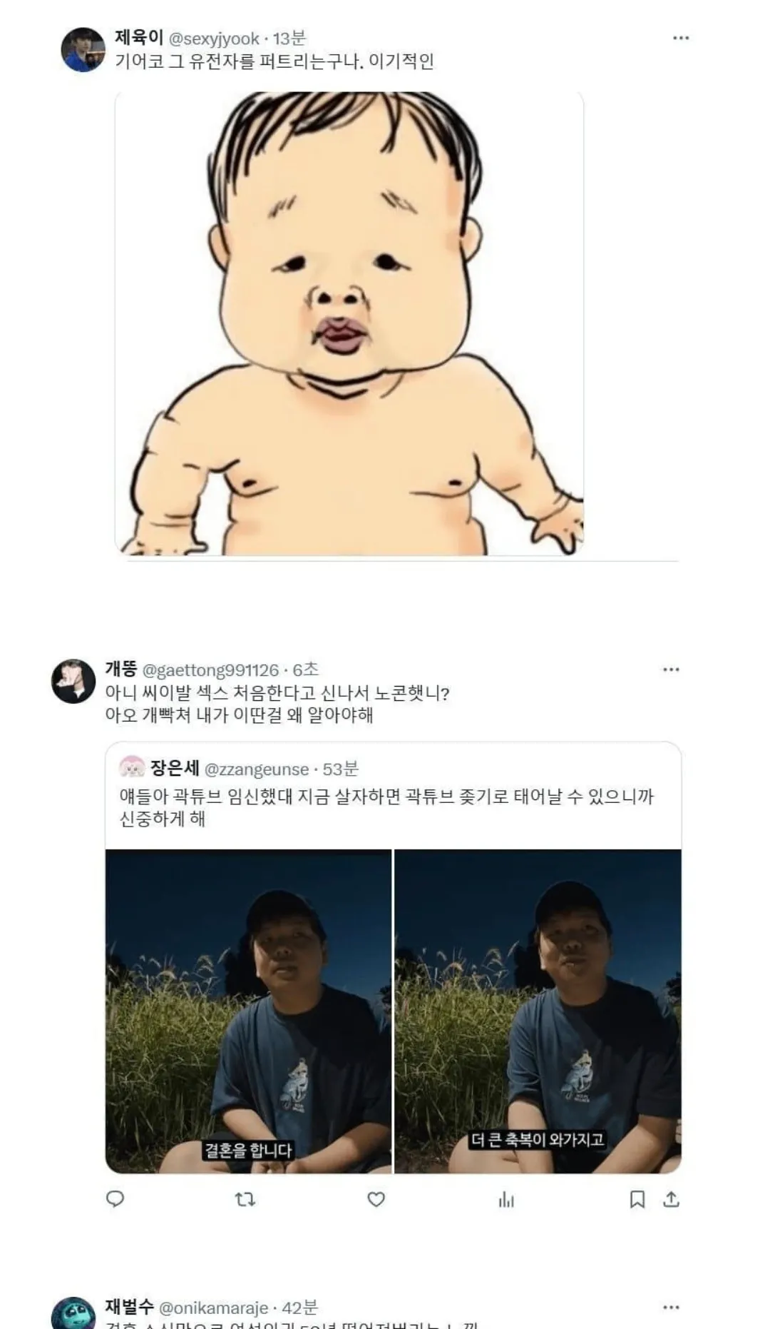 트위터 한녀들 악플력 개쩌는거같음ㅋㅋ곽튜브