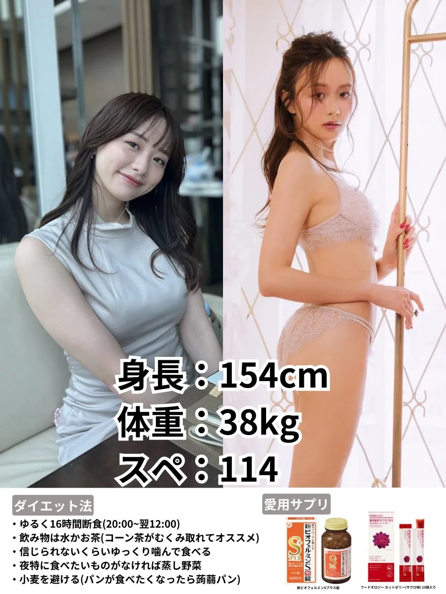 일녀 키빼몸 스펙2