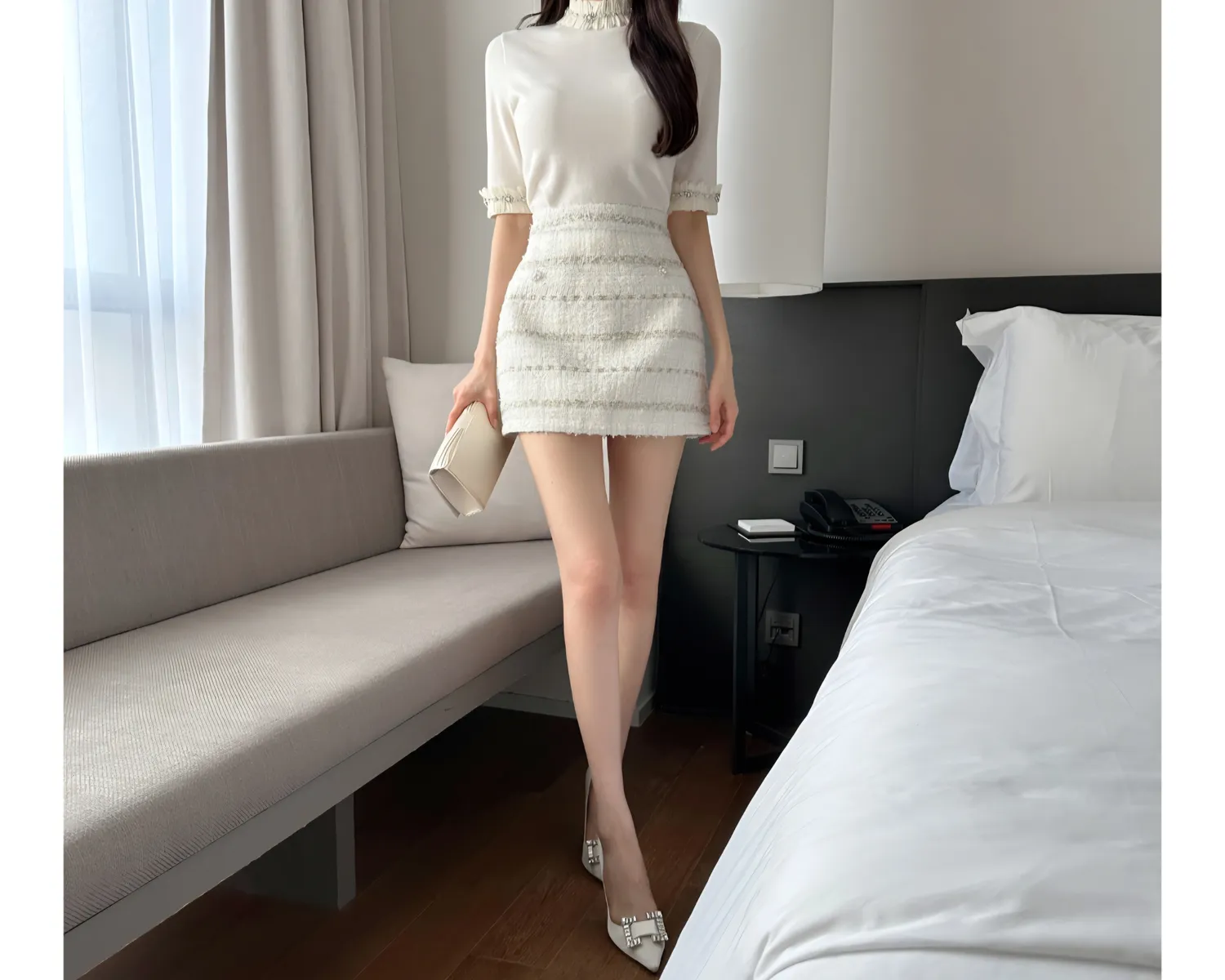 언니들 평소에 일상복으로 이렇게 입고다니면