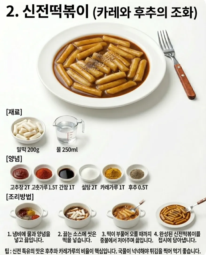 떡볶이 맛집 7곳 비슷하게 만든 레시피2
