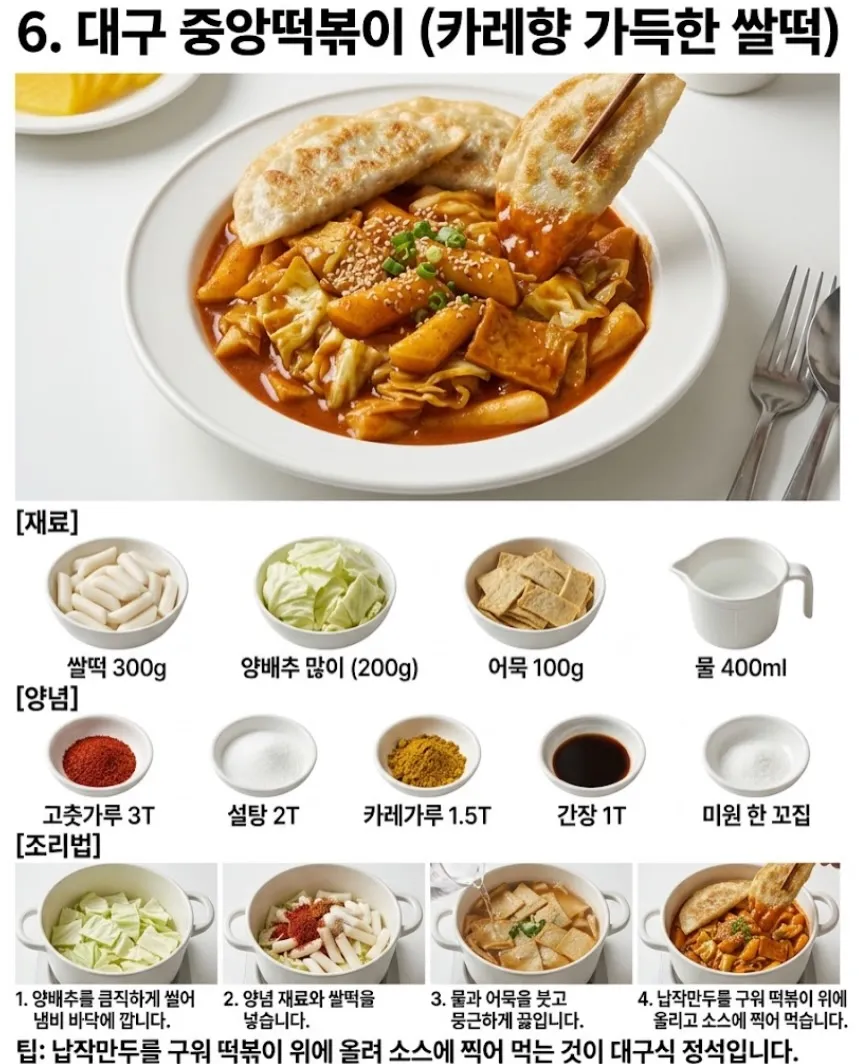 떡볶이 맛집 7곳 비슷하게 만든 레시피6