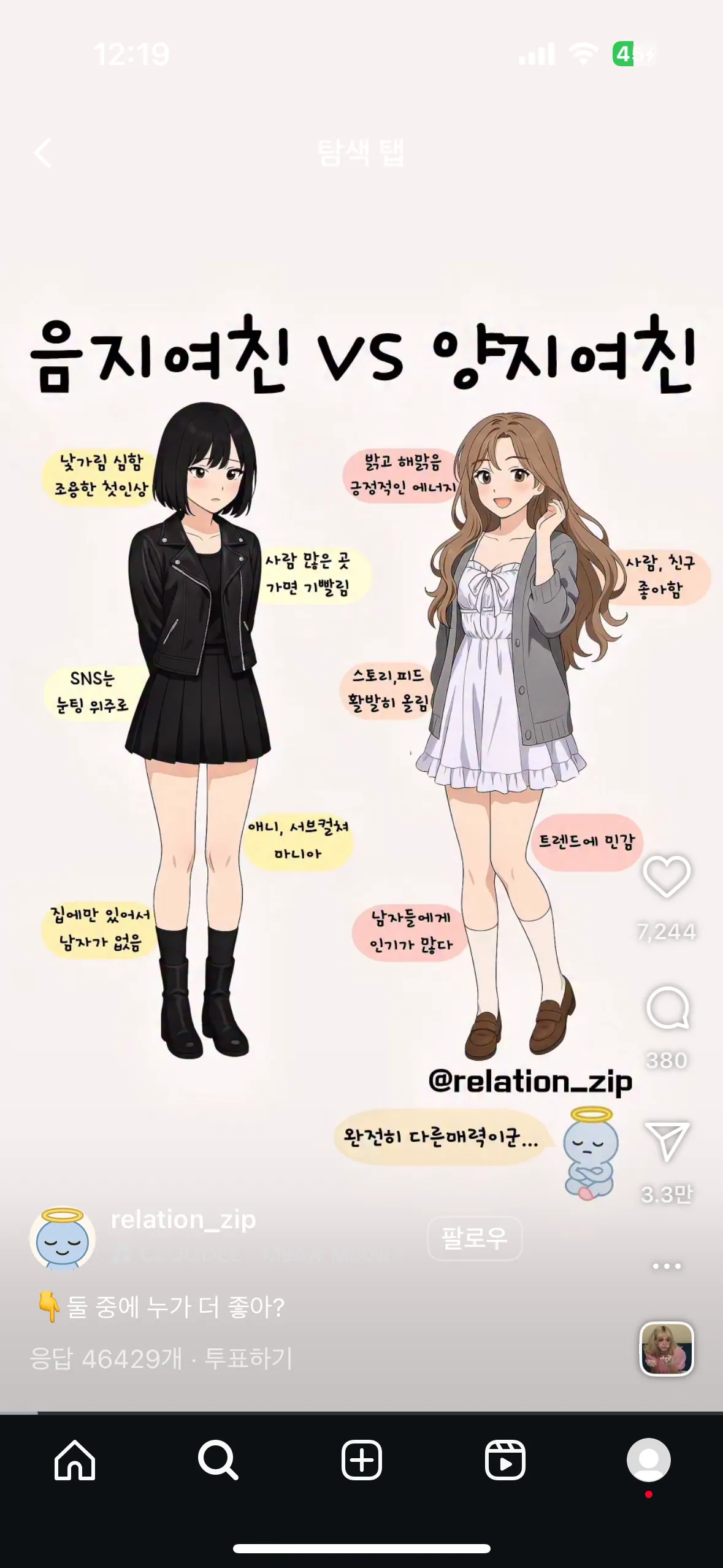 언니들 어느쪽이에요?