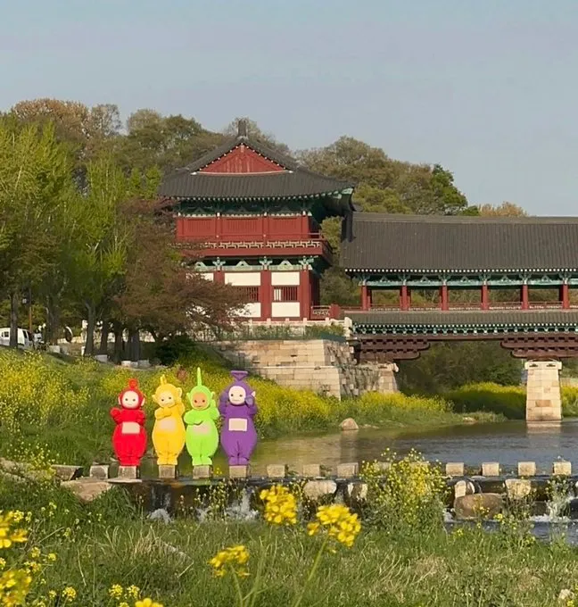 경주 황리단길 텔레토비 팝업 한다해요2