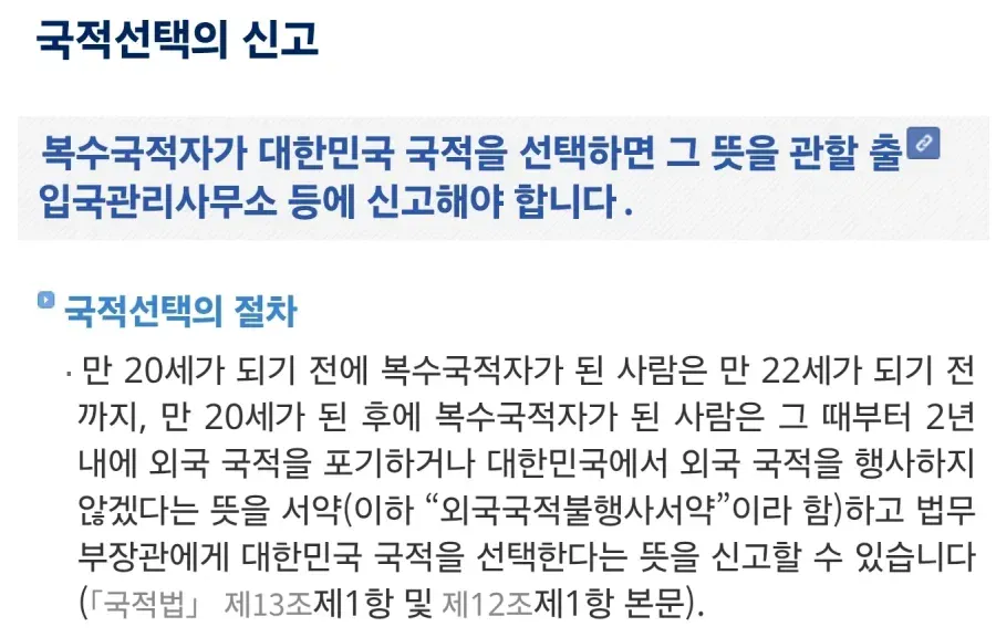 자녀 이중국적으로 키우다가 한국 국적 박탈당한 썰3