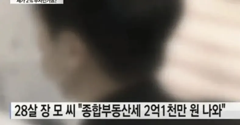세금 2억을 낼 수 없다는 28세 청년