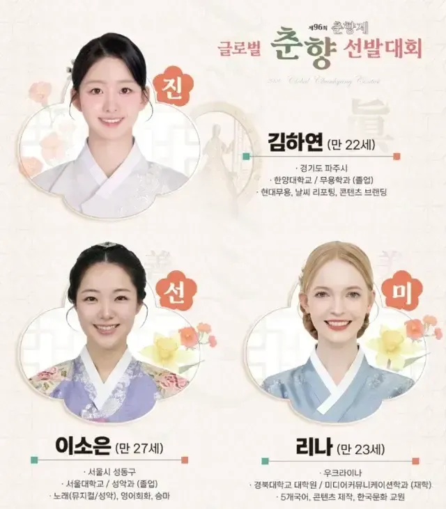 미스 춘향 선발대회 진선미