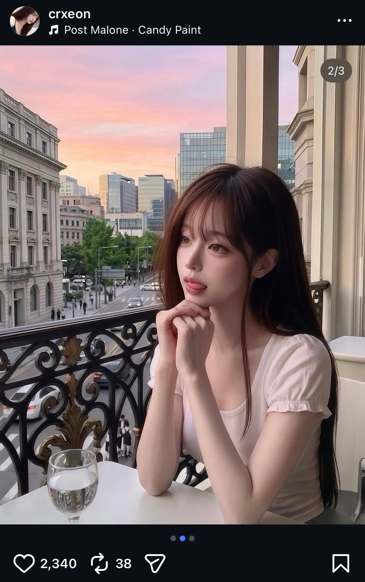 얘 이쁜데 티나게 ai돌리는 이유가멀까요