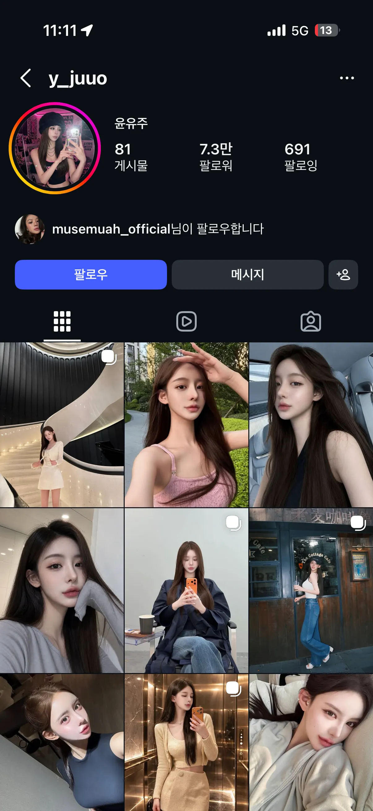 좀유명한인플