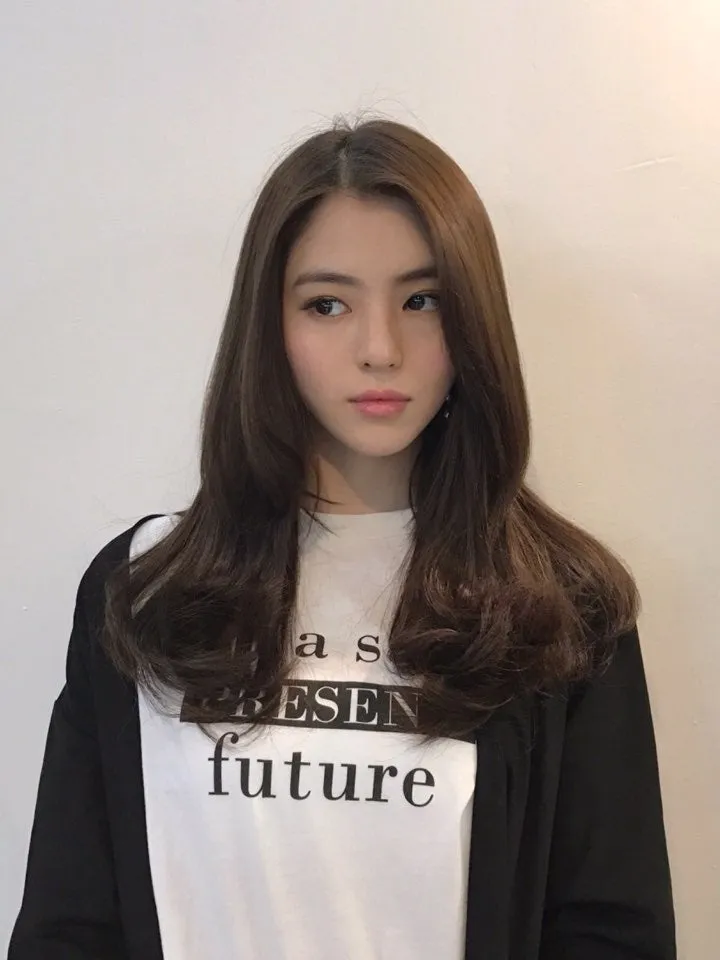 한소희 붙임머리 전후3