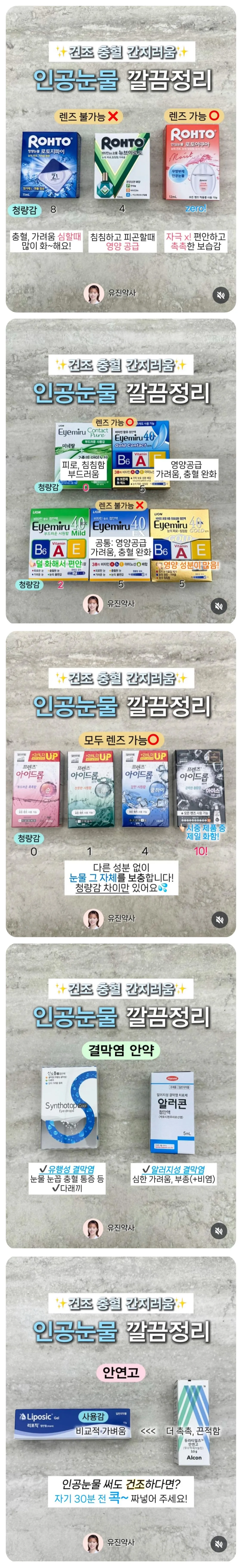 ■ 덕배위키 ■ 인공눈물 알고쓰자!