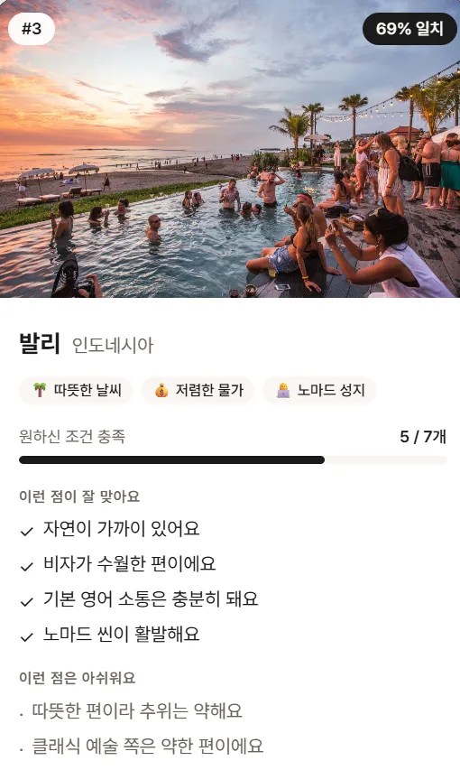 나한테 가장 잘 맞는 도시는 어디일까?4
