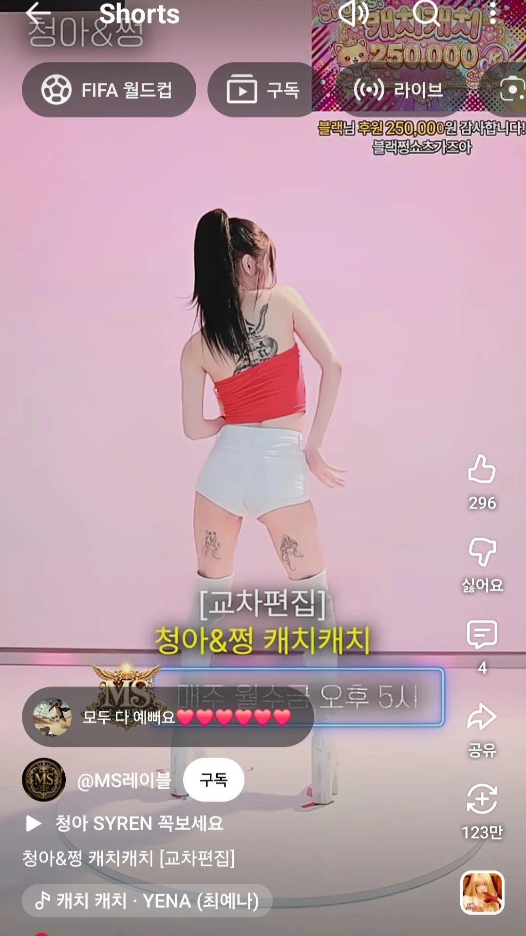이렇게 문신하는거 조폭마누라인가요??