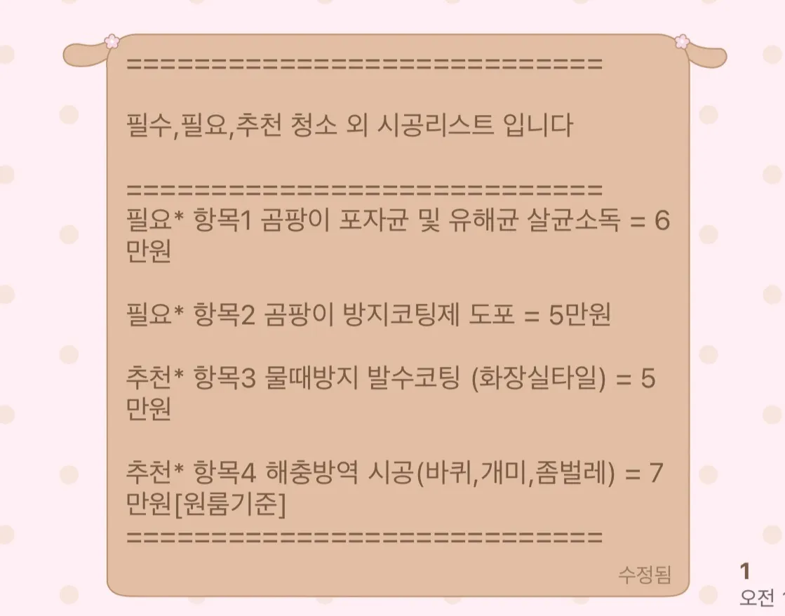 언니들 입주청소하는데
