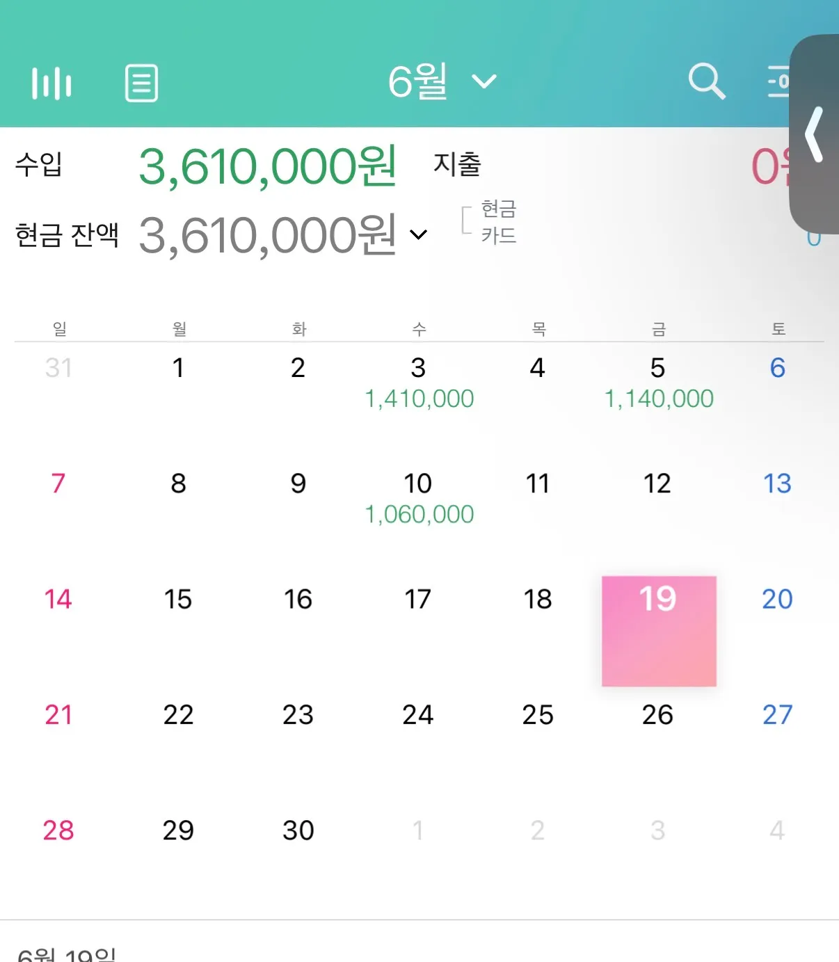 이번달 클낫네여..