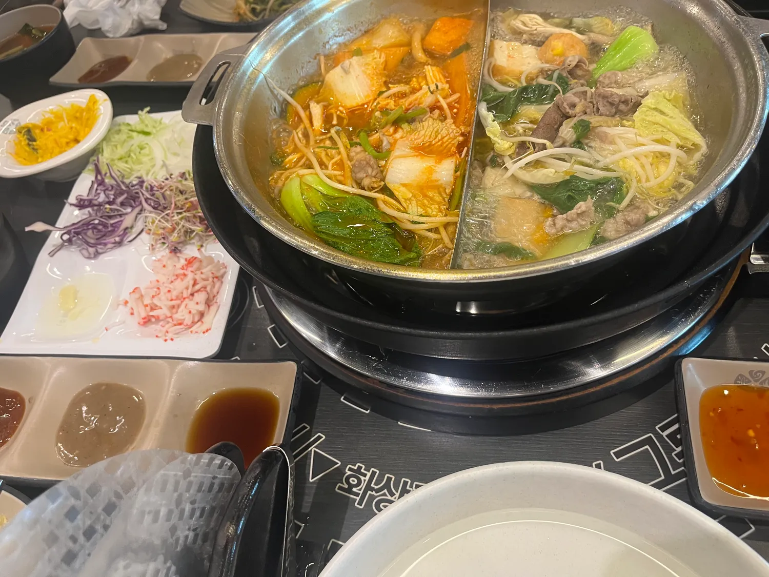 가족들이랑 샤브먹었다2