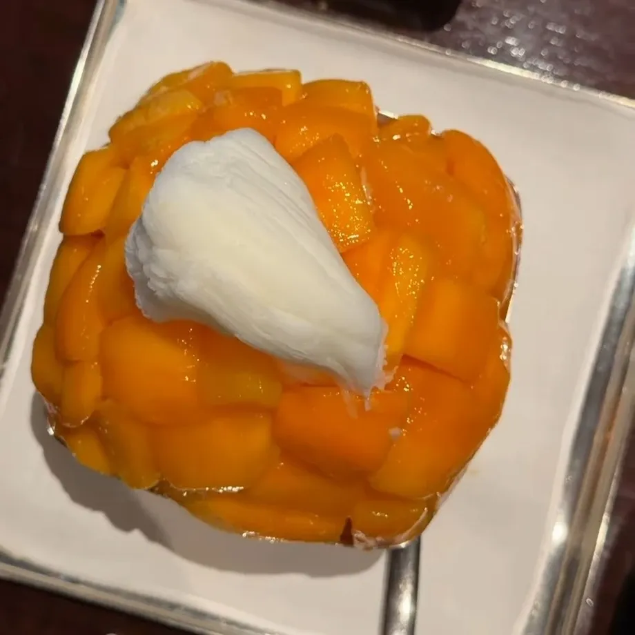 올해는 13민원이라는 망고빙수