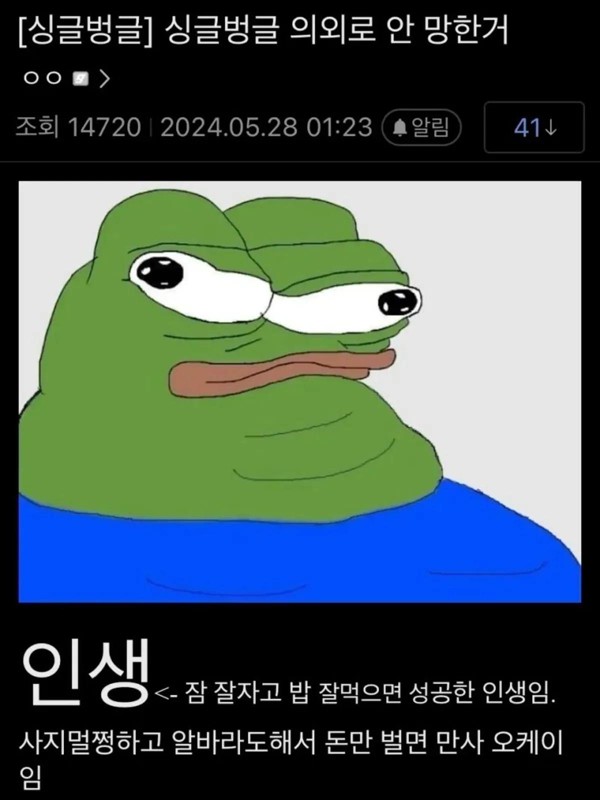 본업 30 언니들 댓글