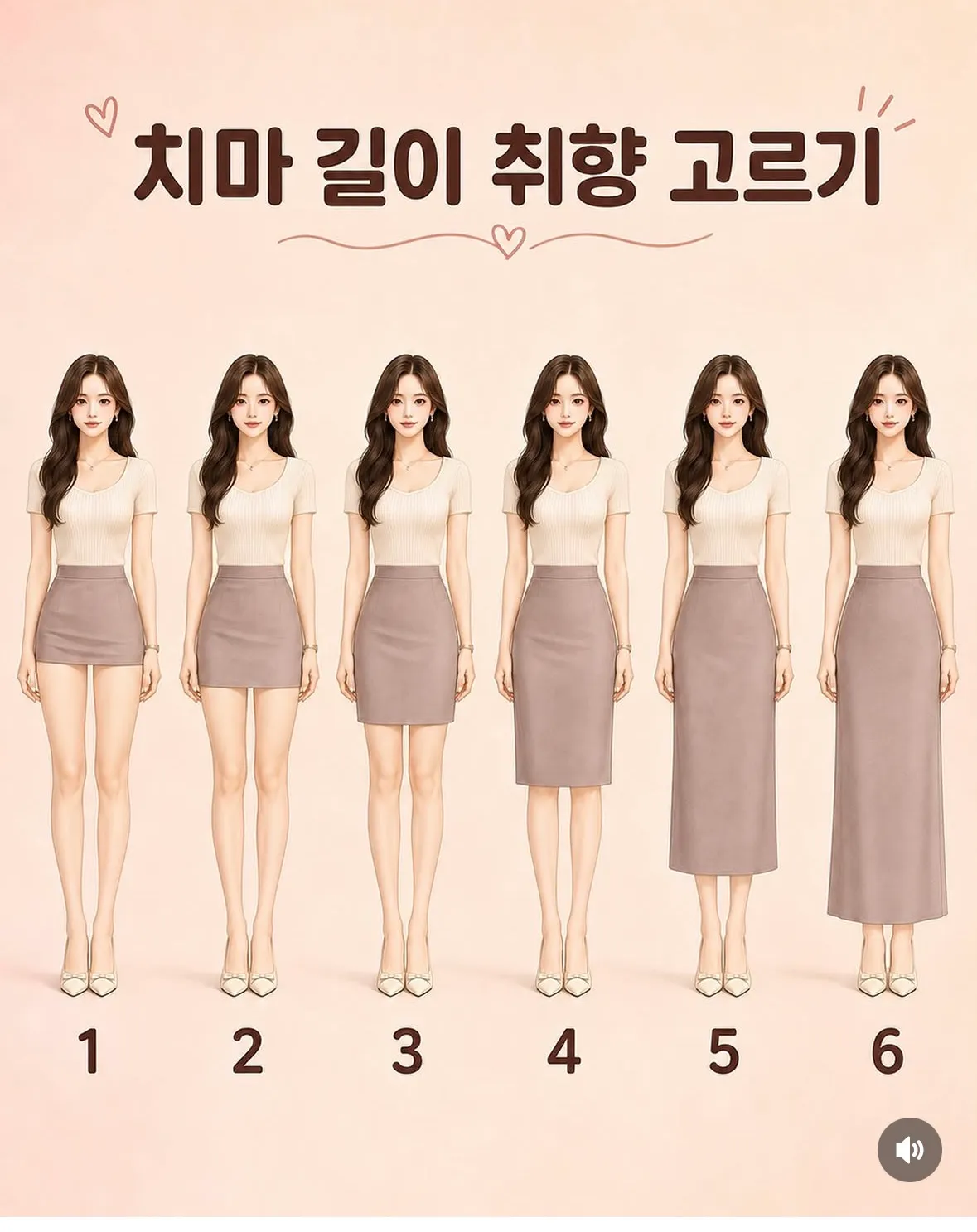 언니들 자주입는 홀복 치마길이