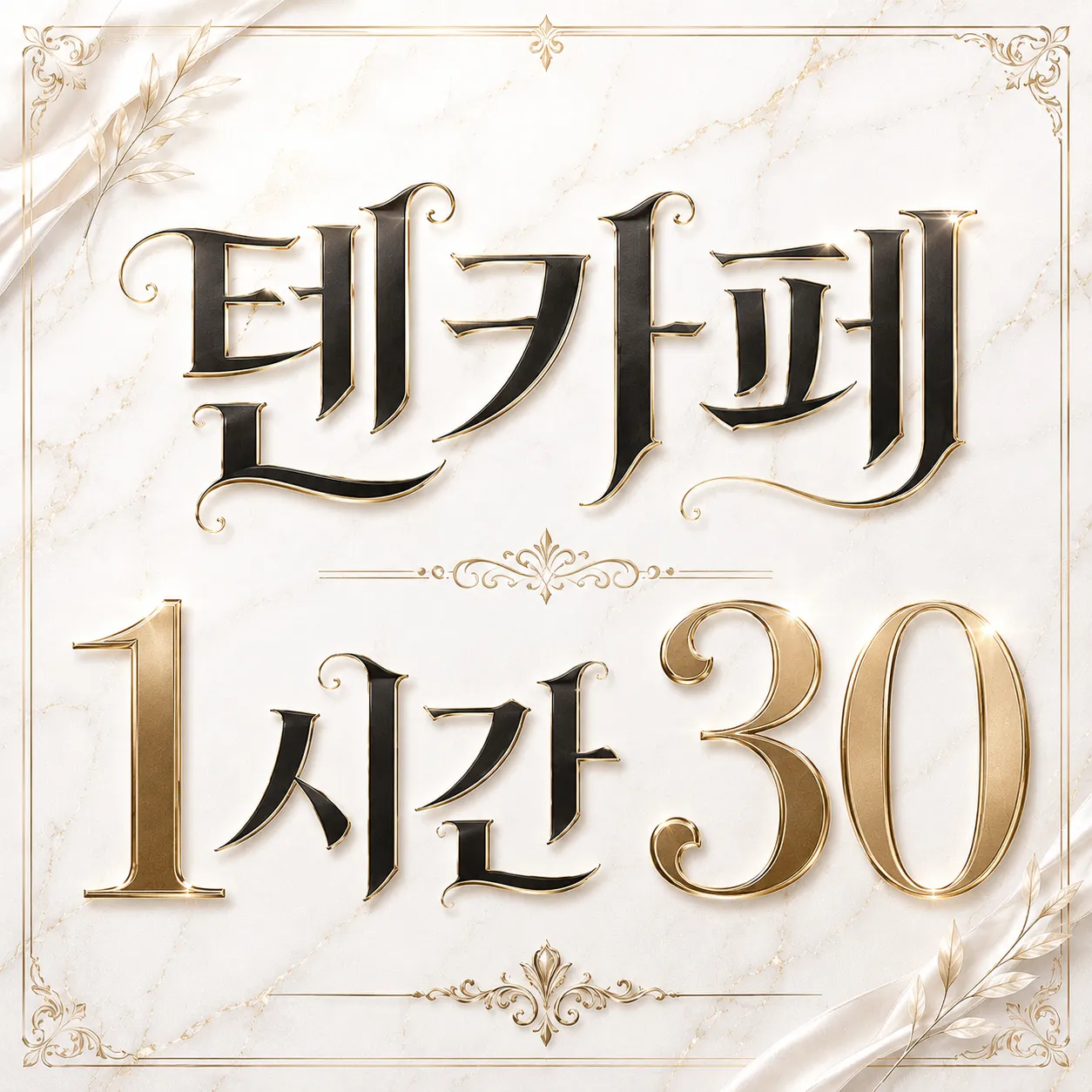 베이직 《텐카페 1시간 30》 헤메렌지원 여실장