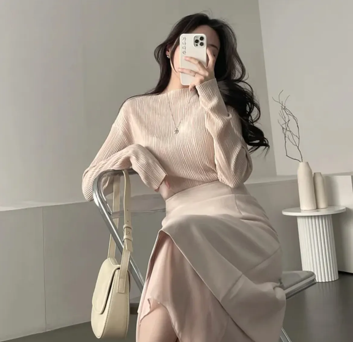 언니들 롱치 이 코디 어때요???