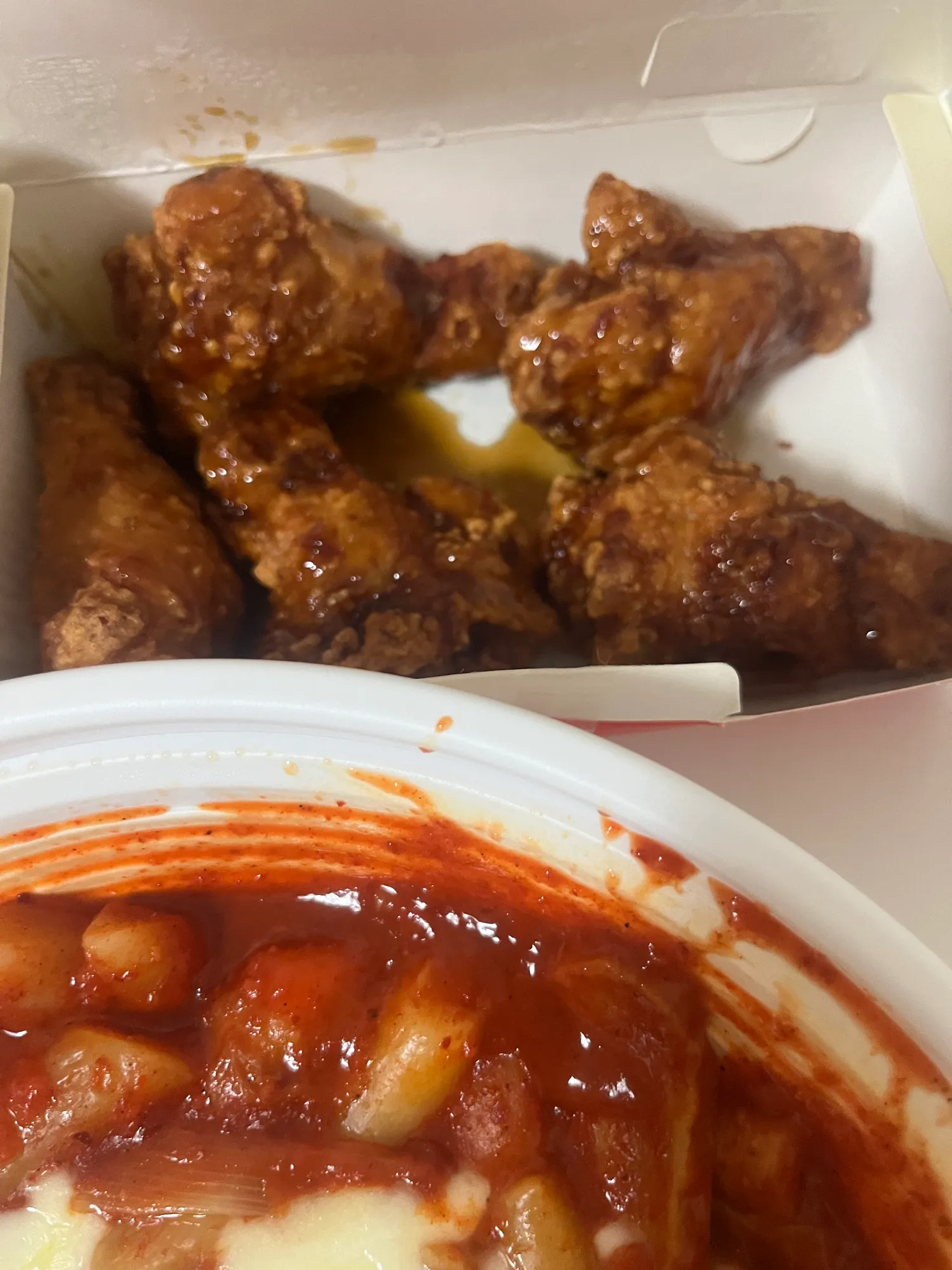 출포 엽떡 + 엽닭 + 참치마요 ㅁㅊ행복2