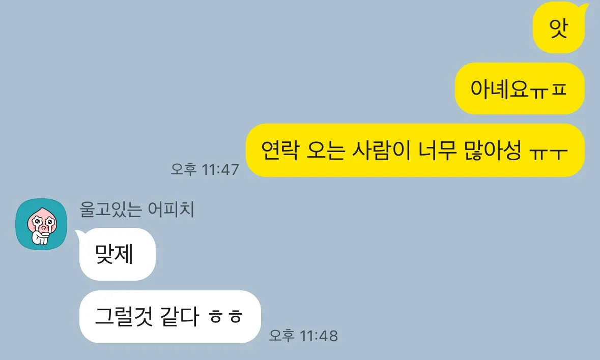 쉬는날인데 손넘이 얀락해사(+반응 댓글