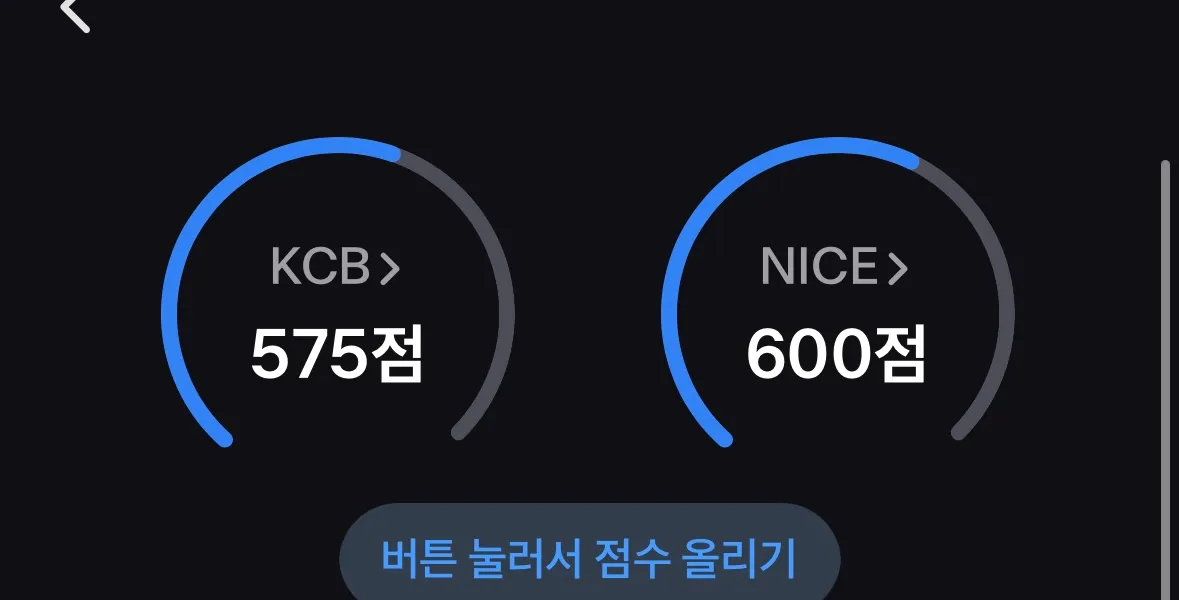 언니들 신용덤수 몇점이에여