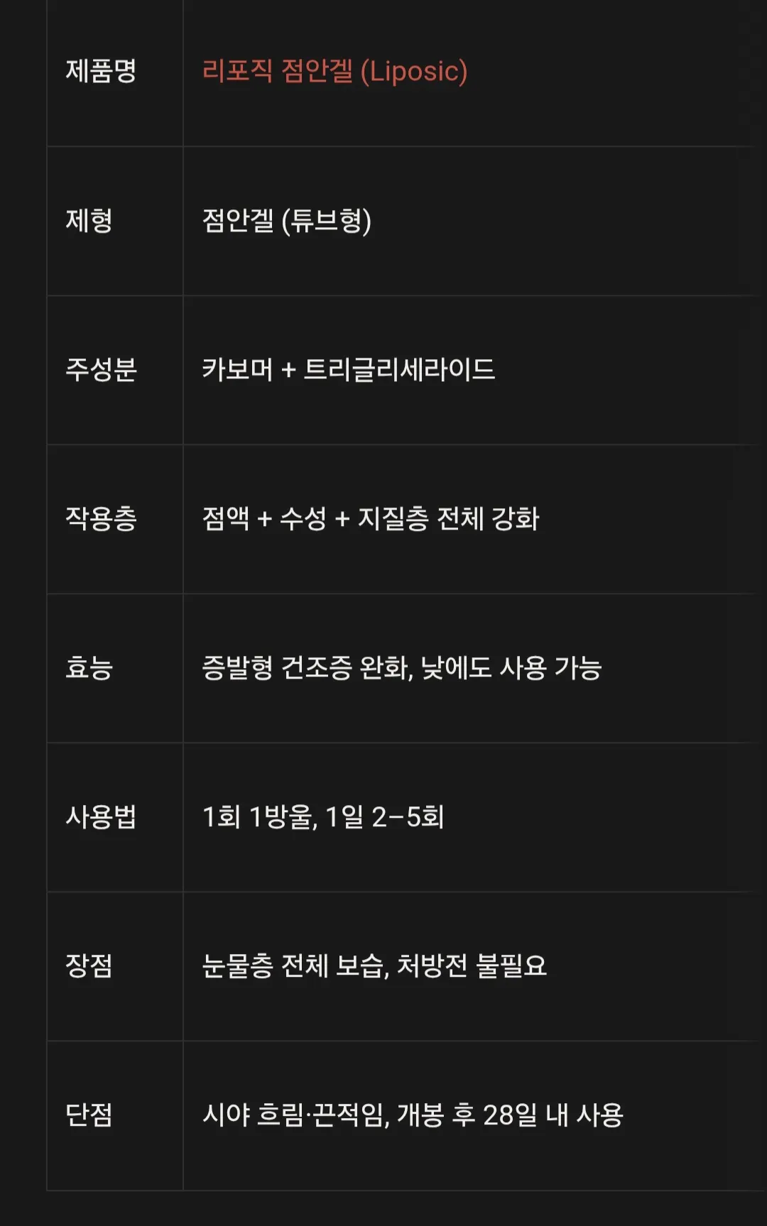 정보공유! 안구건조증!2